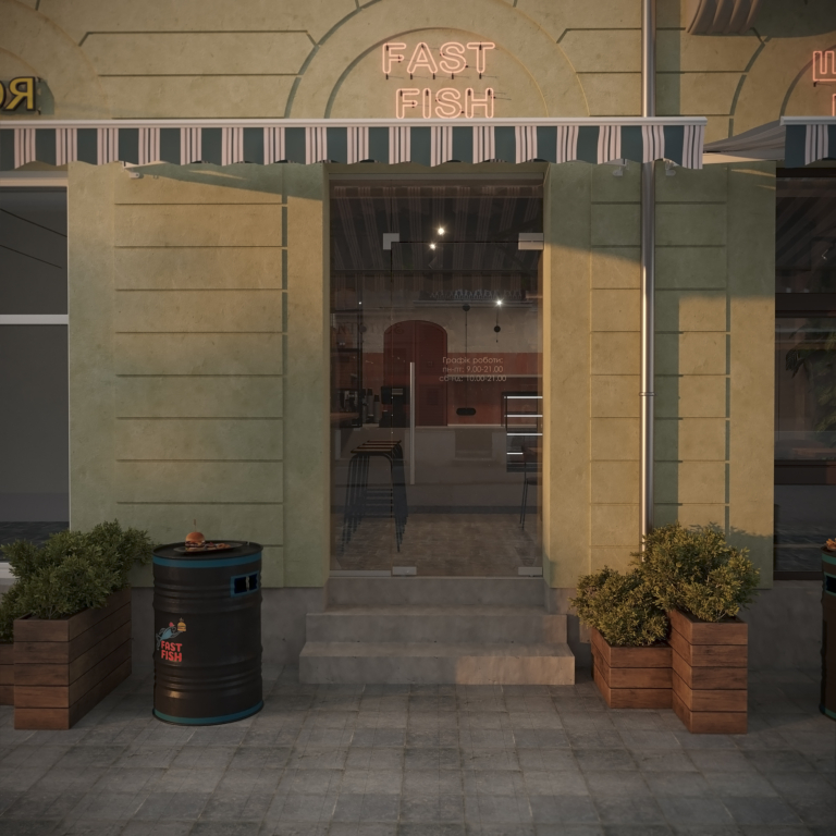 Design for a fast food restaurant