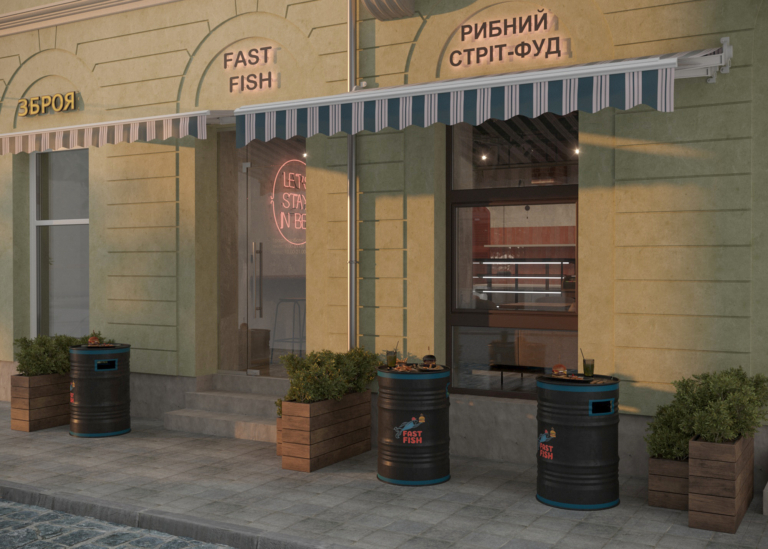 Design for a fast food restaurant