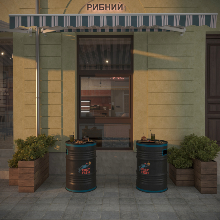 Design for a fast food restaurant