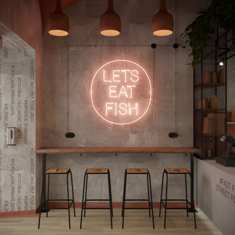 Design for a fast food restaurant