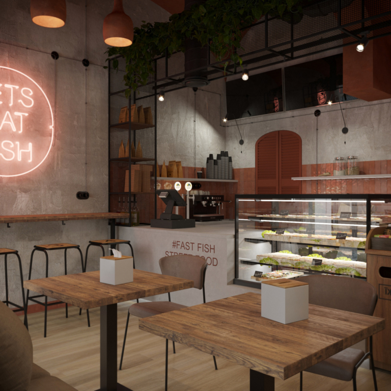 Design for a fast food restaurant