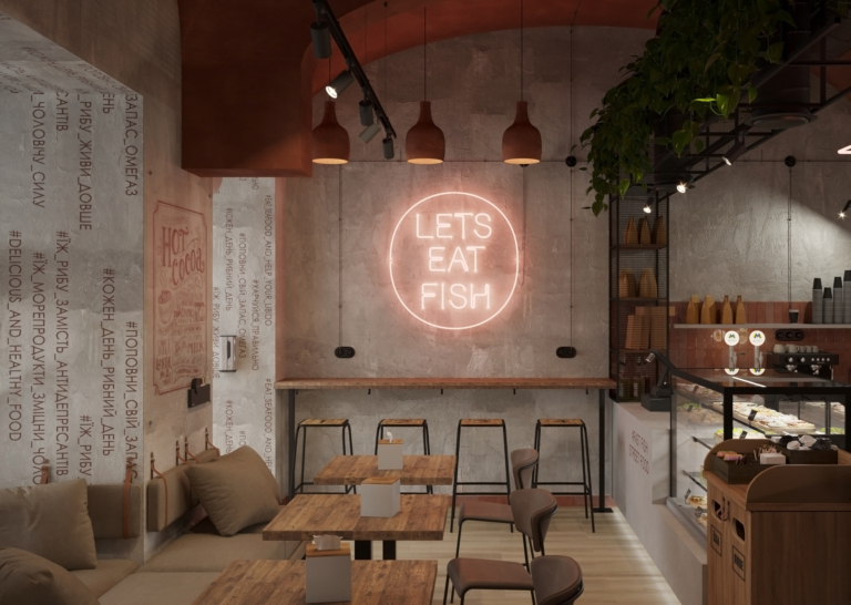 Design for a fast food restaurant