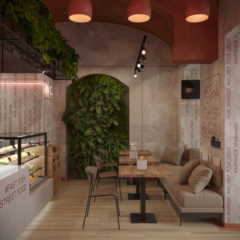 Design for a fast food restaurant