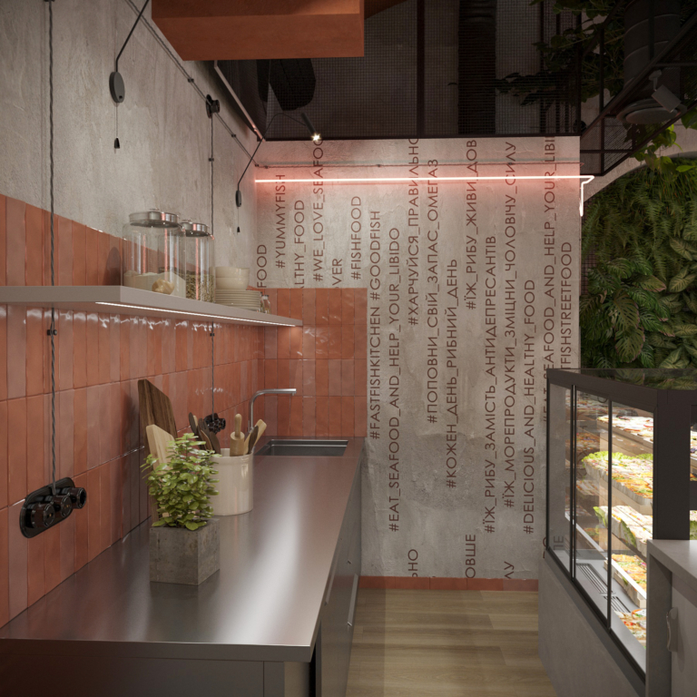 Design for a fast food restaurant